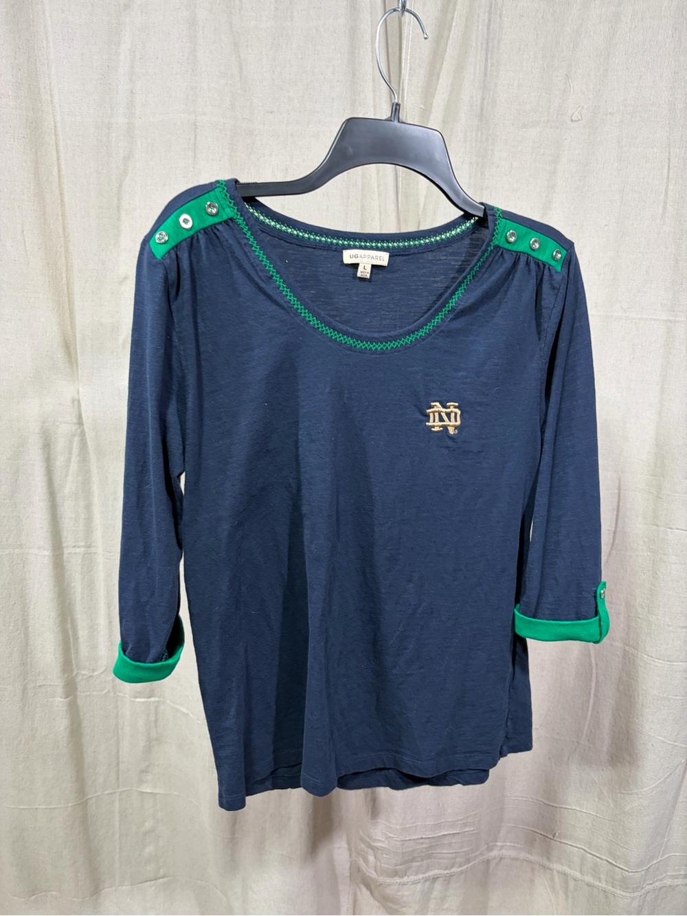 UG Apparel Notre Dame Top
